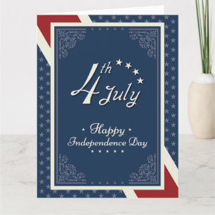 Happy Independence Day America Dankeskarte