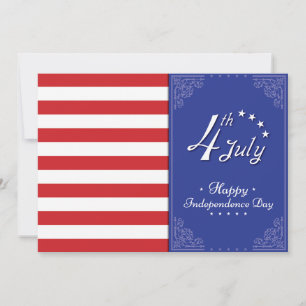 Happy Independence Day America Feiertagskarte