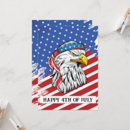 Happy Independence Day America Karte