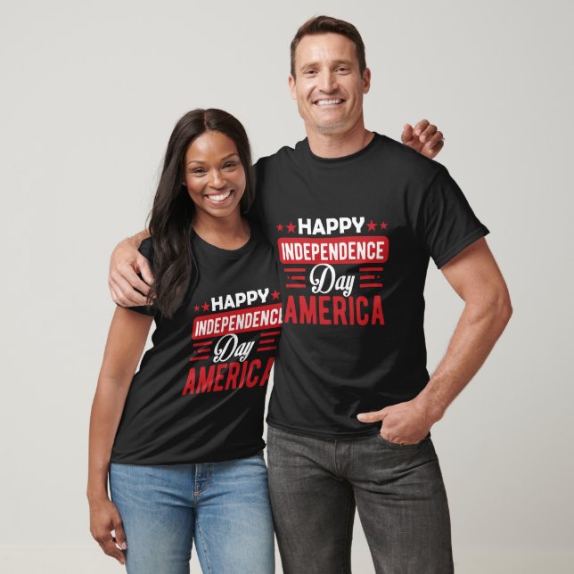 Happy Independence Day America T-Shirt (Unisex)