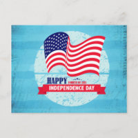 Happy Independence Day American Flag Illustration