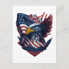 Happy Independence Day Art Freedom Amerikanische U Postkarte