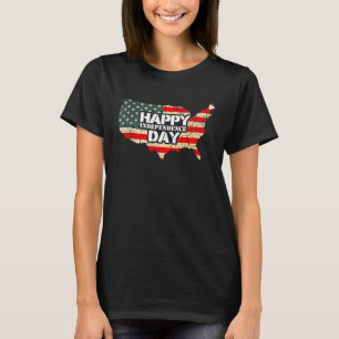 Happy Independence Day Artwork Happy 4. T-Shirt