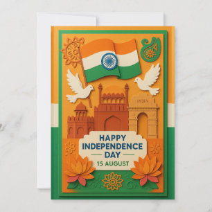 Happy Independence Day India Card