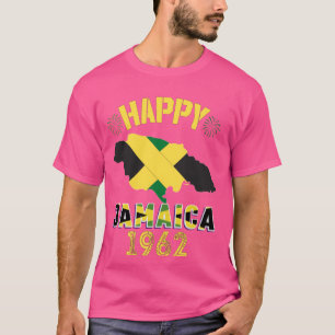 Happy Independence Day Jamaica 1962 Proud Jamaican T-Shirt