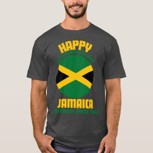 Happy Independence Day Jamaica 1962 Proud Jamaican T-Shirt