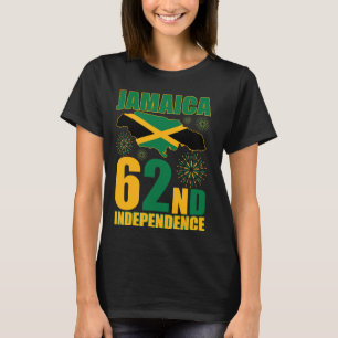 Happy Independence Day Jamaica Seit 1962 Proud Ja T-Shirt
