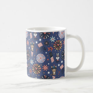 Happy Independence Day & July 4 Geschenk Kaffeetasse