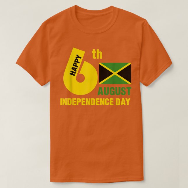 Happy Independence Jamaica Est 6. August 1962 Marm T-Shirt (Design vorne)