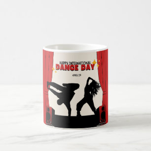 Happy International Dance Day Welttanztag Kaffeetasse