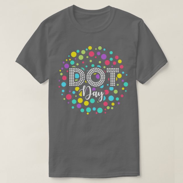 Happy International Dot Day 2022 September 15. T-Shirt (Design vorne)