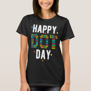 Happy International Dot Day Colorful Polka Dot Kid T-Shirt
