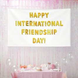 Happy International Friendship Day Banner