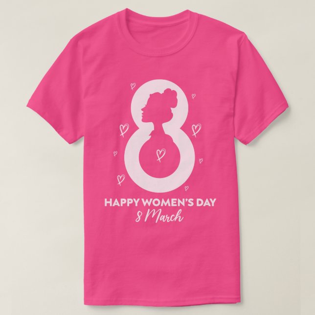 Happy International Women Day Gift for Women Anni T-Shirt (Design vorne)