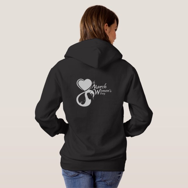happy International Women’s Day 2026 Hoodie (Schwarz voll)