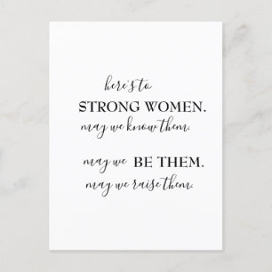 Happy International Women's Day Einladung Postkarte