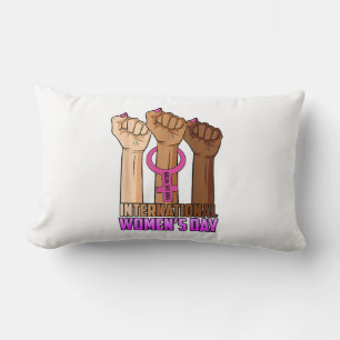 Happy International Women's Day Inspirier Inklusio Lendenkissen