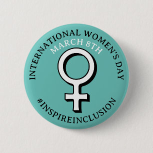 Happy International Women's Day   März 8. Schaltfl Button