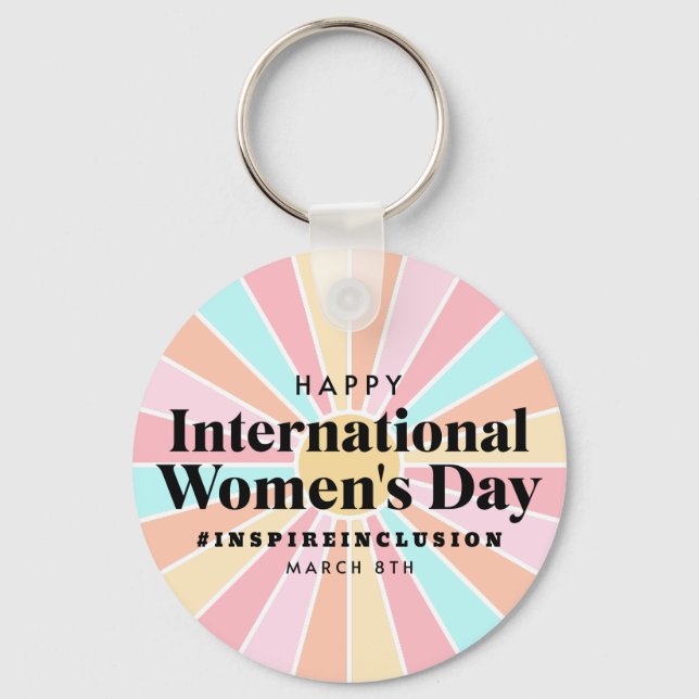 Happy International Women's Day | März 8. Schlüsselanhänger (Vorderseite)