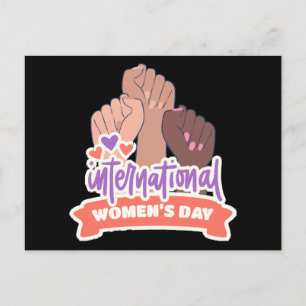 Happy International Women's Day Postkarte
