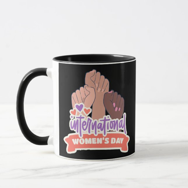 Happy International Women's Day Tasse (Links)