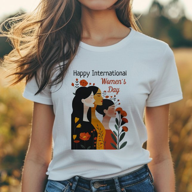 Happy International Women's Name T-Shirt (Von Creator hochgeladen)