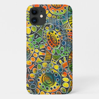Happy iPhone Akryllische Handgemälde Circles Moder Case-Mate iPhone Hülle