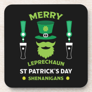 Happy Irish Saint Patrick's Day Australien März 17 Getränkeuntersetzer