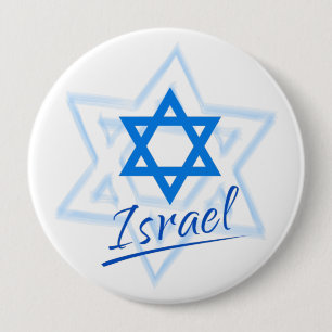 Happy Israel Independence Day Blue Star von David Button