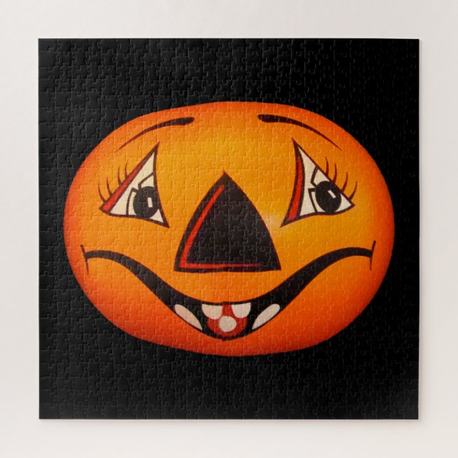 Happy Jack O’ Lantern Halloween Puzzle (Vertikal)