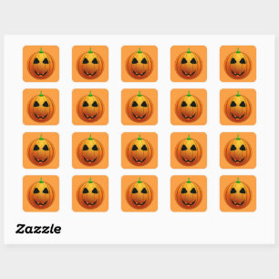 Happy Jack o' Lantern Halloween Sticker