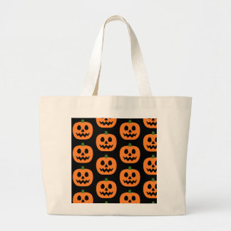 Happy Jack-O-Lantern Jumbo Stoffbeutel
