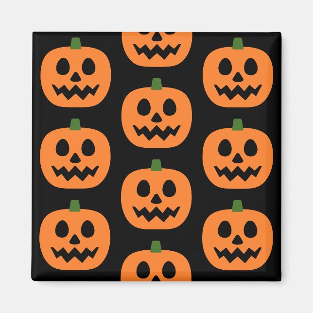Happy Jack-O-Lantern Magnet (Vorne)