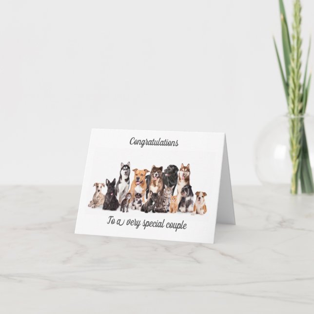 **HAPPY JAHRESZEITRAUM** ZU EINEM BESONDEREN PAAR KARTE (Vorderseite)