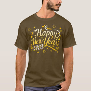 Happy Jewish New Year 5783 Rosh Hashanah 2022 Jewi T-Shirt