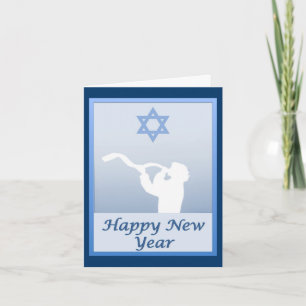 Happy Jewish New Year Feiertagskarte