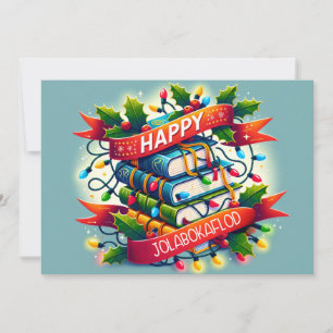 Happy Jolabokaflod Einladung