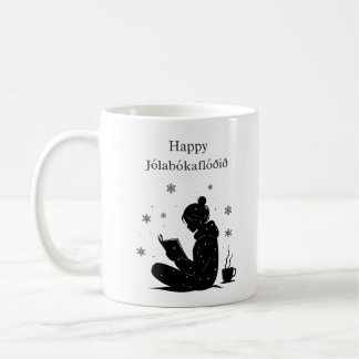 Happy Jolabokaflod - Isländisch Book Flood Gift Kaffeetasse