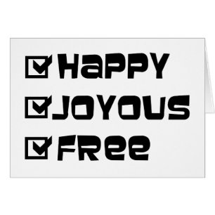 Happy Joyous Free Slogan Quote Spaß Text Grafik