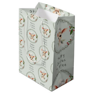 Happy Joyous Free Sobriety Pastel Mittlere Geschenktüte