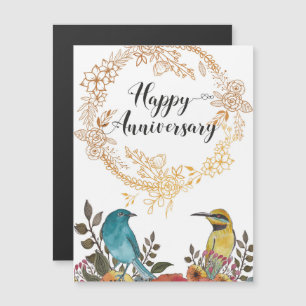 Happy Jubiläum Glückwünsche Ehemann Ehe Magnetkarte