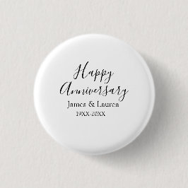 Happy Jubiläum Hochzeitstag Jahr einfache mi Button