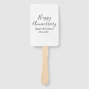 Happy Jubiläum Hochzeitstag Jahr einfache mi Fächer