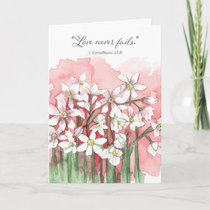 Happy Jubiläum Liebe Bible Scripture Korinthians Karte