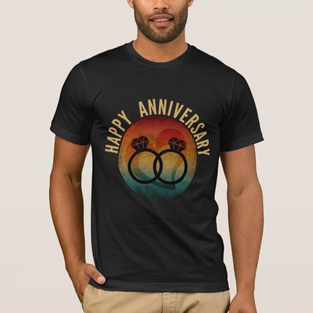 Happy Jubiläum T - Shirt (Vorderseite)