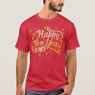 Happy Jüdisches Neujahr 5783 Rosh Hashanah 2022 Je T-Shirt
