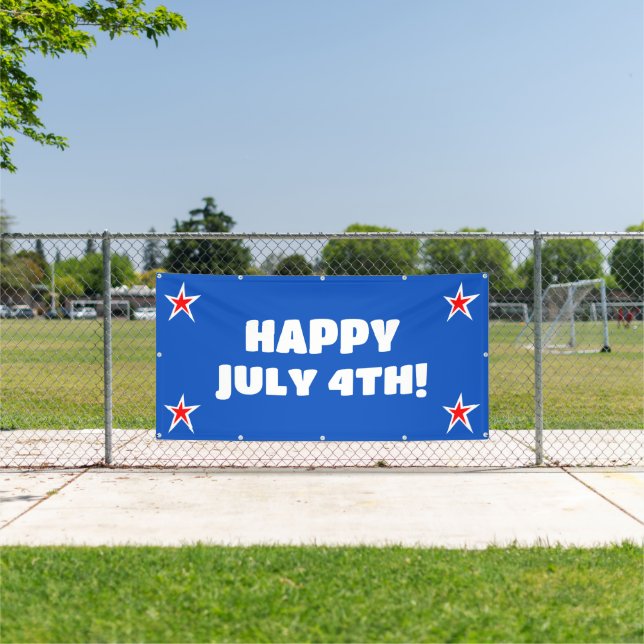 Happy July 4. Banner (Insitu)