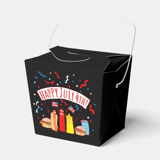 Happy July 4. Picnic Geschenkschachtel (Vorderseite)
