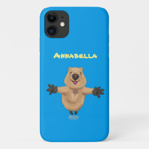 Happy Jumping Quokka Cartoon Design Case-Mate iPhone Hülle