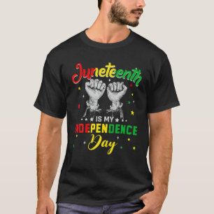 Happy Juneteenth Black Pride Retro Schwarze Geschi T-Shirt